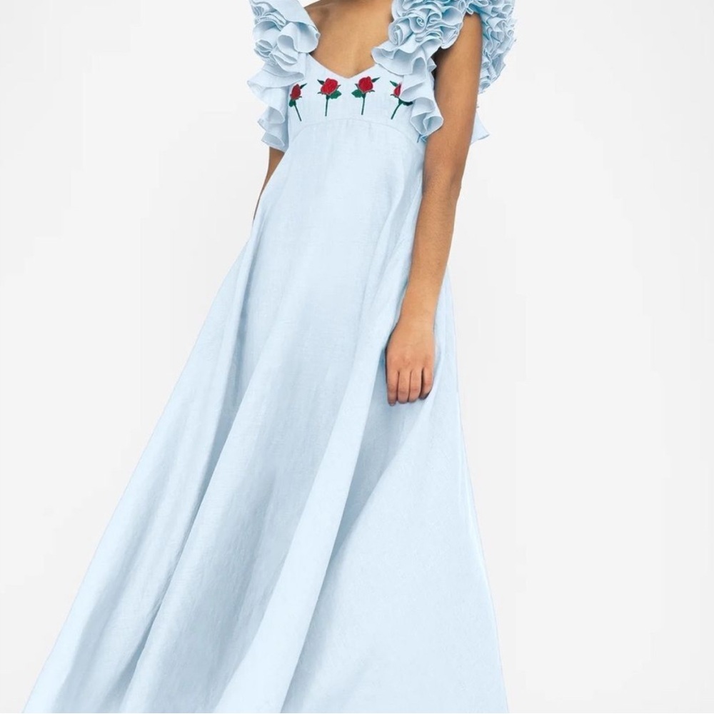 NWT Fanm Mon Demre dress in Light Blue, size S